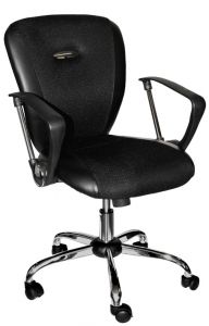 Кресло офисное 812F-3-11,ткань MESH объемное трехмерное плетение с кожаными вставками .Купить недорого