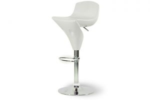 JESSICA SG.Удобный барный стул с поворотно-подъемным механизмом и сиденьем из пластика ABS.