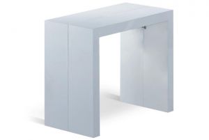 NELSON от Prismea,стол-консоль,Италия.Уникальный консольный стол, который может раздвигаться до 4-х различных размеров.